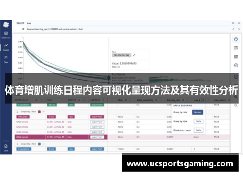 体育增肌训练日程内容可视化呈现方法及其有效性分析